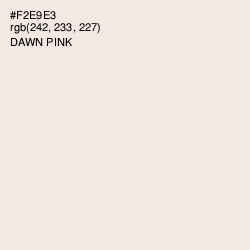 #F2E9E3 - Dawn Pink Color Image